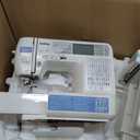 Brother SE700 Sewing and Embroidery Machine, Wireless LAN Connected, 135 Built-in Designs, 103 Built-in Stitches, Computerized, 4" x 4" Hoop Area, 3.7" Touchscreen Display, 8 Included Feet, White