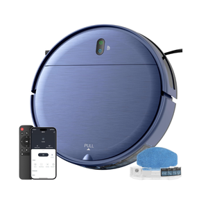 ZCWA Robot Vacuum,Robot Vacuum and Mop Combo with Schedule,APP/Remote/Voice,Strong Suction,Slim Self-Charging 2 in 1 Floor Cleaner for Pet Hair,Carpets,Hard Surfaces 