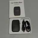 5-in-1 Wireless CarPlay Adapter Support Netflix/YouTube/TF, Wireless Android Auto & Carplay Adapter with USB-A/USB-C Cables, Convert Wired to Wireles Apple Dongle, Magic Video Box Car Play for iPhone