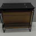 SpaceAid Pull Out Spice Rack Organizer for Cabinet, Heavy Duty Slide Out Seasoning Kitchen Organizer, Cabinet Organizer, with Labels, 5.2" W x10.75 D x10 H, 2 Drawers 2-Tier