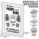 500Pcs Paper Floor Mats for Cars, Disposable Auto Detailing Floor Mats