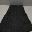 chouyatou Women's Casual Plaid High Waist A-Line Pleated Skirt (XX-Large, H344-Charcoal)