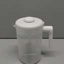 Electric Formula Pitcher, 36 oz Baby Formula Mixing Pitcher, Automatic Baby Formula Mixer, Bidirectional Stirring Breastmilk Pitcher, Locking Lid Smooth Formula Maker Milk Storage for FridgeWhite)