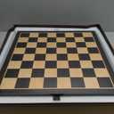 VAMSLOVE Wooden Chess Checkers Game Set 15.5" Large Size Board w/Storage Drawers, Weighted Chess Pieces - 2 Extra Queens 3" King, Gift for Birthday Housewarming Retirement - Black