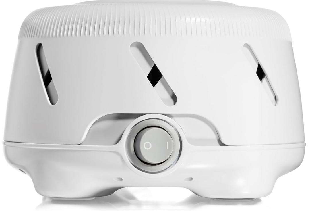 Yogasleep Dohm UNO White Noise Sound Machine (White) With Real Fan Inside for Non-Looping White Noise, For Travel, Office Privacy, Meditation, Sleep Aid For Adults & Baby, Registry Gift