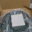 7.7" Metal Bird Feeder Hanging Outdoor, Small Bird Feeder with Squirrel Baffle, Birdfeeder Cover Shield Umbrella Weather Guard, Green