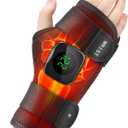 Cordless Wrist Brace Heating Pad, Hand Wrap Brace Heated Wrist Wrap for Wrist Hand Brace Heated Pad for Support with 3 Heat Levels Wrist Warmers for Men Women (for Right Hand)