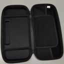 Orzly Carry Case Compatible with Nintendo Switch and New Switch OLED Console - Black Protective Hard Portable Travel Carry Case Shell Pouch with Pockets for Accessories and Games