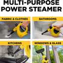 Wagner 2460111 505e Handheld Steam Cleaner, Multi-purpose Steamer, 11 Attachments, Chemical-Free Cleaning, Pet and Kid Safe