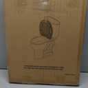 Universal Toilet Seat Elongated with Soft Close Cover, Oval Toilet Seat Replacement with Toilet Bolts Hinge and Bumpers, Compatible with Kohler, American Standard, TOTO, One-click Release, White