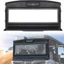Rear Windshield for RMAX 4 1000, Back Windshield with Led Work Light Compatible with Yamaha Wolverine RMAX4 1000 2021-2025 Accessories Scratch Resistant Dustproof Poly Window