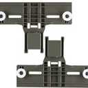 Dishwasher Top Rack Adjuster Replacement for Whirlpool WDT750SAHZ0, WDT730PAHZ0, WDTA50SAHB0, WDT730PAHZ0, WDTA50SAHZ0, WDTA50SAHB0 Dishwasher, 2 PACK