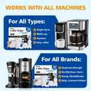 2 x Coffee Machine Cleaner Descaler Tablets 34 Pack, Coffee Maker Cleaner for Keurig, Ninja, Breville, Delonghi, Nespresso, Miele,Espresso Machine Cleaning Tabs,Descaling Solution for Coffee Pot Maker