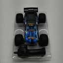 Remote Control Car, Remote Control Truck, 2.4Ghz All Terrain Off-Road Monster Truck, 20 KM/H Rc Cars with LED Bodylight and 2 Rechargeable Batteries Toys for Boys (With Headlights& Body Light, Blue)