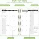 2 x 2026 Planner, Weekly and Monthly Calendar Planner Book, Jan 2026 - Dec 2026, Planning Agenda for Desk Accessories and School Supplies - A5 (6.3'' x 8.5'') (Daisy Garden)