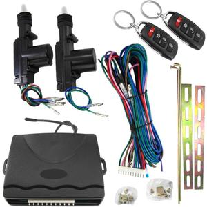 Car Security Kit, Car Central Locking Immobiliser, Auto Alarm Remote Controls Central Door Locking System, Fit for 24V Vehicles