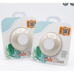 Seashell Bluetooth Speaker White 2 Pack