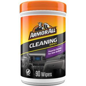 Armor All Car Cleaning Wipes, Wipes for Car Interior, 90 Wipes Each