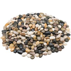 Fish Tank Rocks,Virekm River Rocks, Decorative Ornamental Pebbles Garden Landscaping Stones Gravel Filler for Home Decoration Flower Bed Fish Tank Plants Vases Succulents (10 Pounds) (Mixed Color)