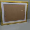 JCJMY 22x28 Picture Frame with 18x24 Mat, Display Photo 18x24 with Mat or 22 x 28 Without Mat, Wall Hanging Large 22 by 28 Poster Frame with Plexiglass, Gold