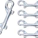 5PCS 316 Stainless Steel Double Ended Bolt Snap Hook Scuba Diving Hook Scuba Diving Clips 3-1/2 Inch Marine Grade Double End Snaps for Heavy Duty Double Snap Hook Trigger Chain Clips Double Sided Clip