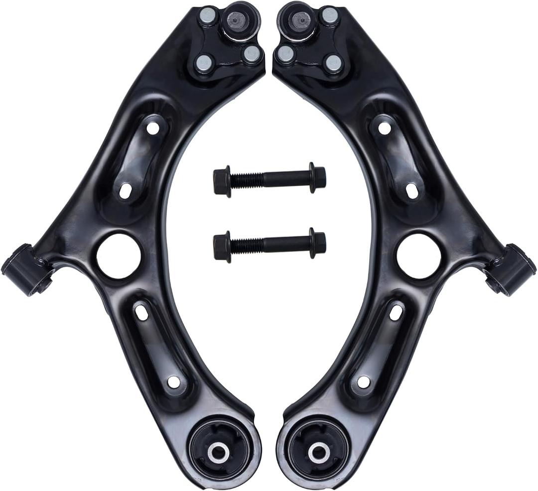 AUQDD 2Pc (For GAS Only) Front Lower Control Arm and Ball Joint Assembly Fit For 2016-2020 K-ia Optima, 17-22 Sportage /16-21 Hy-undai Tucson, 15 Sonata (# 54500C1000 54501C1000 CMS901233 CMS901234)