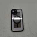 BERFY for iPhone 14 Case, Compatible with MagSafe, Built-in Privacy Screen Protector and Camera Protection, Anti-Spy Full Body Shockproof Clear Phone Case for 14 6.1", Black