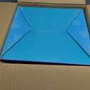 Qcity Light Gold Shimmer Wall Backdrop 48PCS, Black Back Not See-Through Design, Square Sequin Glitter Backdrop Panel, Perfect for Outdoor Events, Birthdays, Wedding and Party Decoration