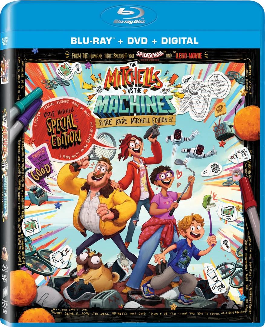 The Mitchells vs the Machines Blu-ray ,DVD