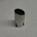 LCGP Adjustable 1"-2.5" Inlet Exhaust Tip, 1"-2.5" x 3.5" x 6" Bolt-On Chrome Plated Stainless Steel Professional Exhaust Tip