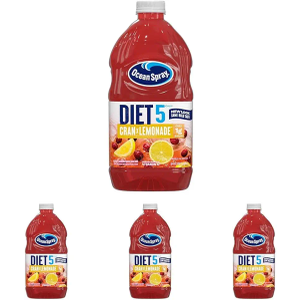 Ocean Spray® Diet Cran-Lemonade™ Cranberry Lemonade Juice Drink, 64 Fl Oz Bottle (Pack of 8) BBD: 03/04/26
