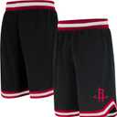 Ultra Game Men's NBA Official Soft Air Mesh Ultimate Basketball Shorts - OG Fit (Large, Black)