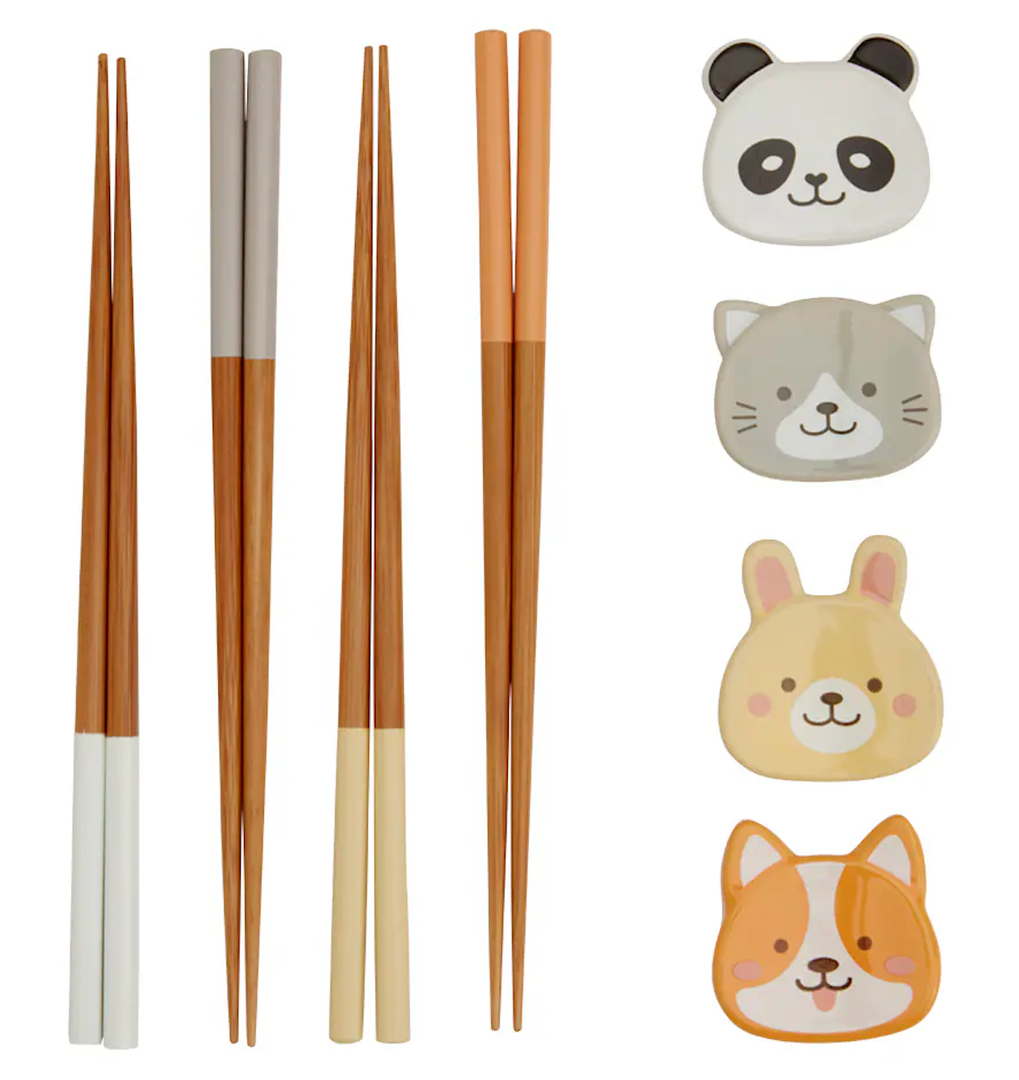 INFUSE 12PC PLAYFUL PALS CHOPSTICKS SET