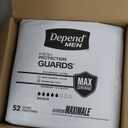 Depend Guards Incontinence Pads for Men, Maximum Absorbency, 104 Count