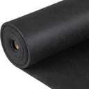 VEVOR Geotextile Landscape Fabric, 3ft x 100ft 4 oz, Non-Woven PP 350N Tensile Strength & 440 N Load Capacity, Drainage Ground Cover, Garden Weed Barrier, French Drains, Black