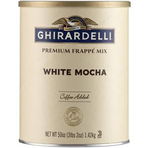 Ghirardelli Mix, White Mocha Frappe, 49.92 oz,(Pack of 1)