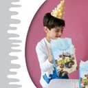 5 x AOKELEON 12.6" Large 3D Monster Truck Gift Bag with Tissue Paper, Greeting Card and Pull Bow for Boys' Birthday, Kids' PartiesBaby ShowersShopping and Party Supplies (Monster Truck)