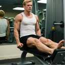 Men's Ribbed Tank Tops Knit Casual Sleeveless Workout Muscle T Shirt Gym Undershirts Beach Tank (White)