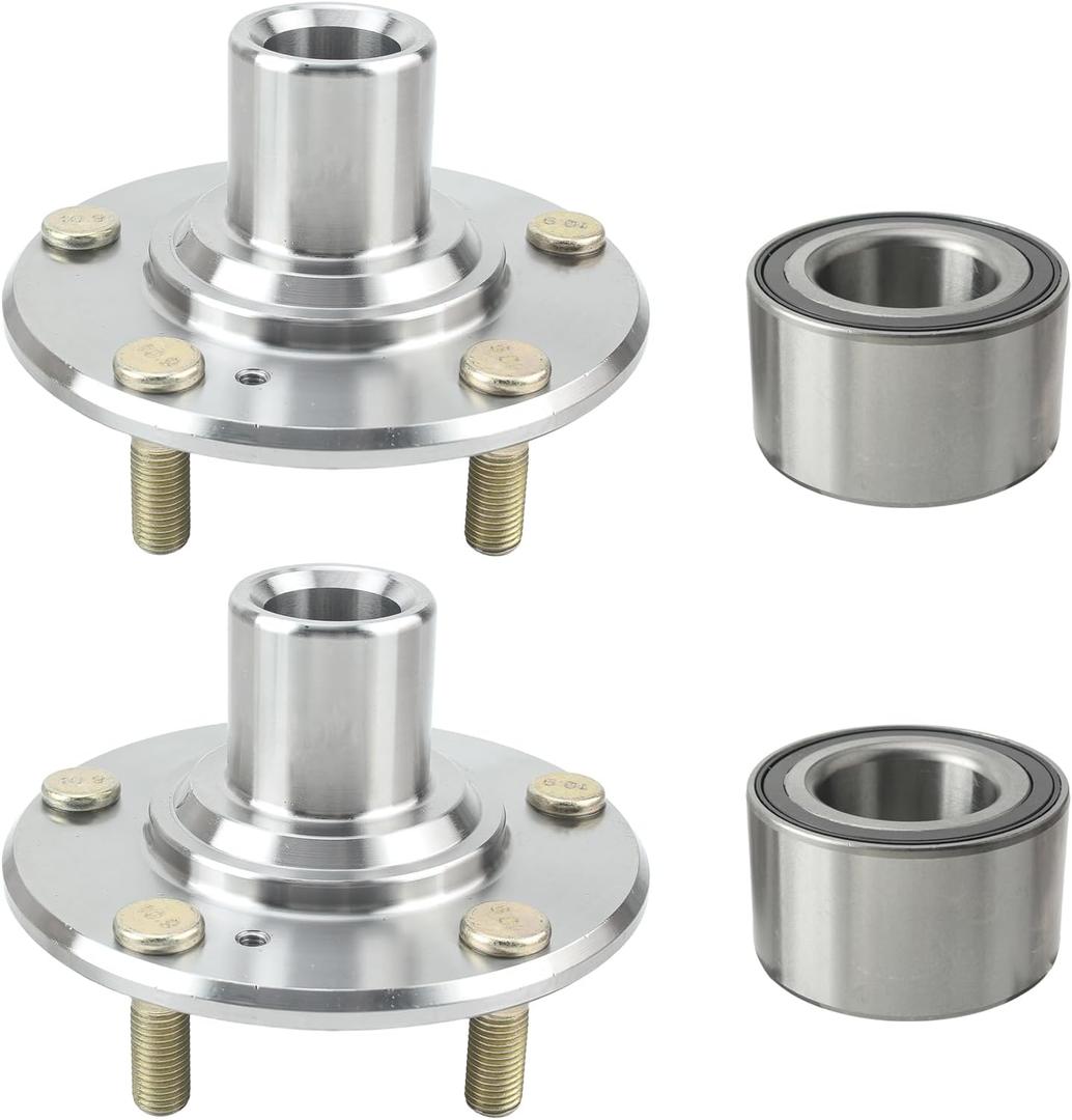 AUTOKAY Front Wheel Hub and Bearing Kit for Honda Civic DX EX GX LX 2012-2015 44600-TR0-A00 Front Wheel Hub Bearing Kits, 2Pcs