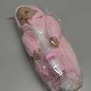 UOFTKIZ Baby Dolls Girl - 17" Real Life Baby Doll, Soft Body Doll with Feeding Toy Kit, Gift for Grandparents, New-Parents, Kids 3+ (Pink Bear)