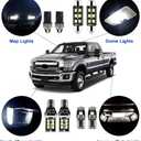EASY EAGLE LED 14Pcs F250 F350 Car Interior Lights: Super Bright Bulbs for 1999-2016 F-250 F-350 Super Duty 6000K White LED Lighting Package Kit Includes Light Accessories Install Tool