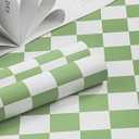 Amiya Checkered Wallpaper Peel and Stick Black White Mosaic Checkerboard Contact Paper 17.3X80Modern Self Adhesive Vinyl Removable Wall Paper for Shelf Liner,Classroom,Cabinets,Living Room