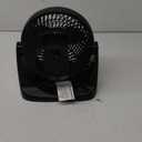 Amazon Basics Air Circulator Fan, Desk Fan for Bedroom, Home and Office, With 90-Degree Tilt Head, 3 Speed Settings, Lightweight (3 LBS), 35 Watts, Black, 11.1"W x 6.3"D x 10.9"H