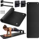 Briwooody Yoga Mat Wall Mount with Holes