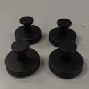 Shower Hooks for Inside Shower,Suction Cup Hooks for Glass Window,Removable Towel Hooks for Bathrooms,4 Packs(Black)