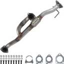Direct Fit Exhaust Y Pipe Compatible with 2004-2008 Acura TL 3.2L and 2003-2007 Honda Accord 3.0L V6, Flex Replacement