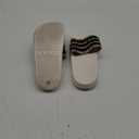 adidas Unisex Adult Adilette Shower Slip On Slides (5 Women/4 Men, Off White/Black/Magic Beige)