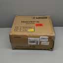 GREENSTELL Small Vanity Stool Chair with Storage and Folding Back, 13.4" x 15" x 30" Square Faux Fur Soft Ottoman, 4 Metal Legs with Anti-Slip Feet, Furry Padded Seat for Makeup, Bedroom, Pink