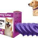 Calming Collar for Dogs, Dog Collar 60-Day Adjustable Calming Collars for Small Medium Large Dogs, 24.5 Inch Comfort Fit Collar 4PCS (Purple)