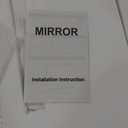 STAWDY Home Gym Mirror,48"x24"-3PCS Frameless Full Body Wall Mirror Length Tempered Glass Mirror Wall-Mounted Mirror for Gym,Yoga,Bedroom,Bathroom,Exercise Room